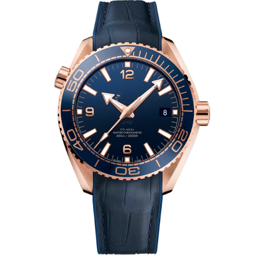 Ocean Sport Watch 600M – Blue Ceramic Bezel – Gold & Stainless Steel – Automatic – 43.5mm