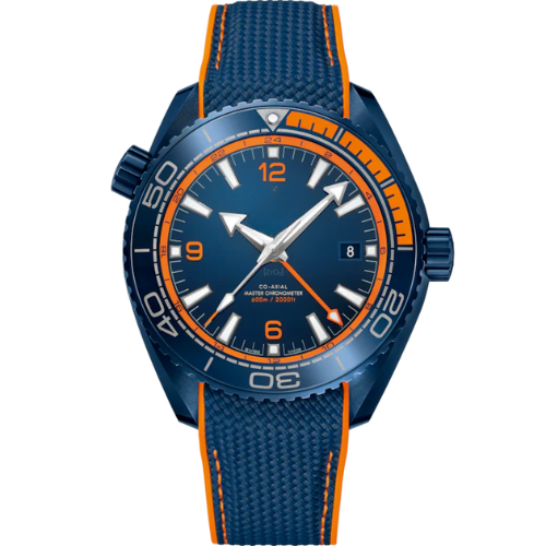 Ocean Sport Watch – Blue & Orange – Blue Rubber – Automatic – 43mm