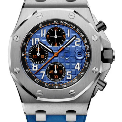 Premium Automatic Watch Blue Silver – Blue Rubber – 42mm