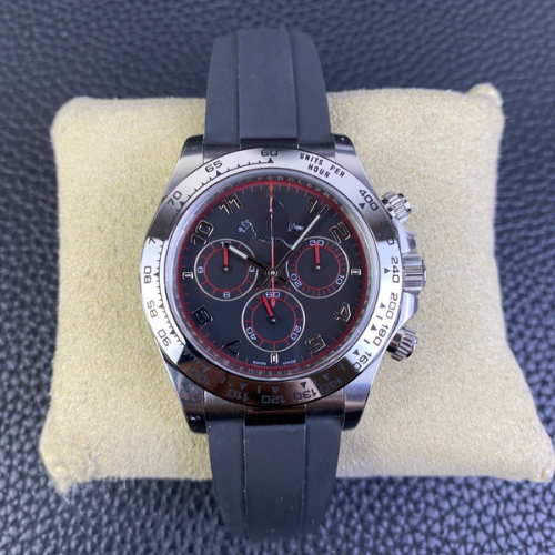 Racing Chronograph Watch 40 - Black Red (Oysterflex)