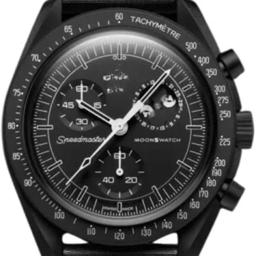 Casual Sport Watch – Black Snoopy Dial – Black Bioceramic – Quartz – 42mm