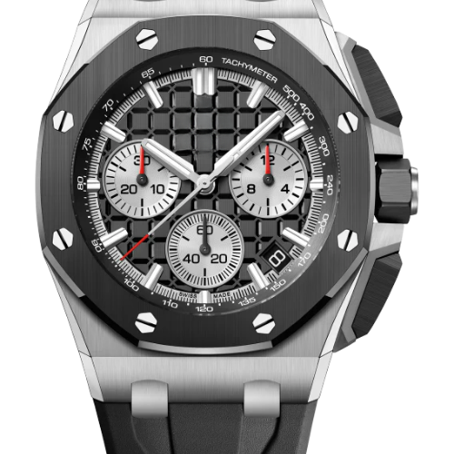 Sport Premium Watch Black OFFs – Black Rubber – 43mm