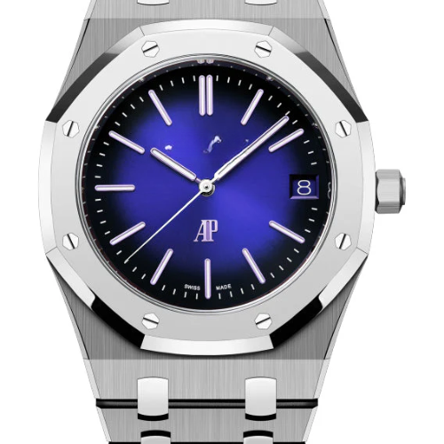Premium Automatic Watch Blue Dial – 904L White Steel – 41mm