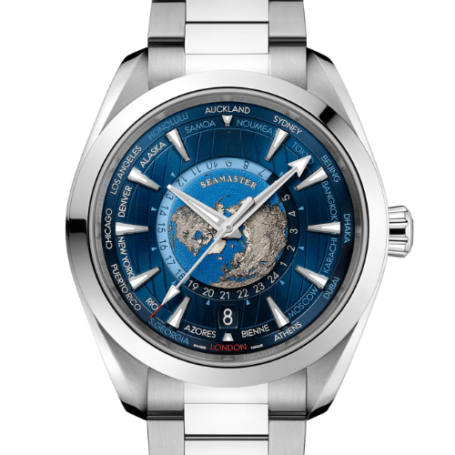 Aqua Classic Watch 150M Worldtimer – Blue Steel – Automatic – 43mm