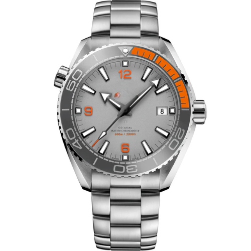 Ocean Sport Watch 600M – Orange Ceramic Bezel – Grey Titanium – Automatic – 43.5mm
