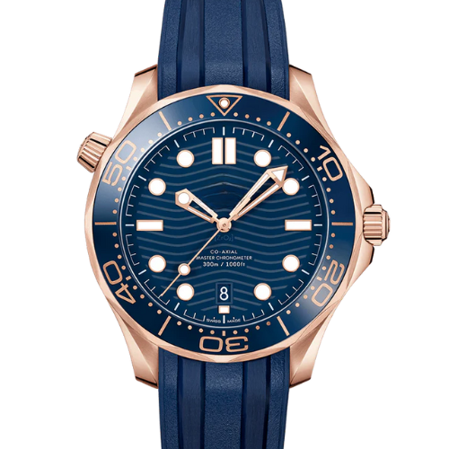 Classic Diver Watch 300M – Blue Bezel & Blue Dial – Blue Rubber – Automatic – 42mm