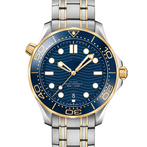 Classic Diver Watch 300M – Blue & Gold – Stainless Steel – Automatic – 42mm